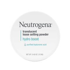Neutrogena Hydro Boost Translucent Loose Setting Powder with Purified Hyaluronic Acid for Smooth Skin, Blurs Imperfections and Sets Makeup, Lightweight Face Powder, .44 oz