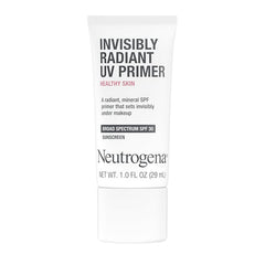 Neutrogena Healthy Skin Invisibly Radiant UV Face Primer with SPF 30, Mineral Sunscreen Makeup Primer, Broad Spectrum SPF 30, Suitable for All Skin Types, 1 fl. oz