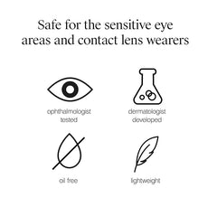 Neutrogena Gentle Oil-Free Eye Makeup Remover & Cleanser for Sensitive Eyes, Dissolves Waterproof Mascara, Non-Greasy Liquid Makeup Remover, Dermatologist & Ophthalmologist Tested, 8 fl. oz