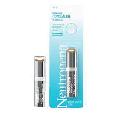 Neutrogena Hydro Boost Hydrating Concealer Stick, Oil-Free, Lightweight Cover-Up Makeup with Hyaluronic Acid Refreshes Dry Skin & Provides Buildable Coverage, 50 Deep, 0.12 Oz