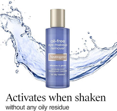 Neutrogena Gentle Oil-Free Eye Makeup Remover & Cleanser for Sensitive Eyes, Non-Greasy Makeup Remover, Waterproof Mascara Remover, Dermatologist & Ophthalmologist Tested, 5.5 fl. oz